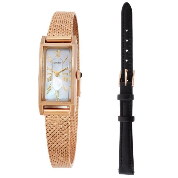 NWT Authentic Citizen Eco-Drive Mother of Pearl Dial Women's Watch - Picture 1 of 3